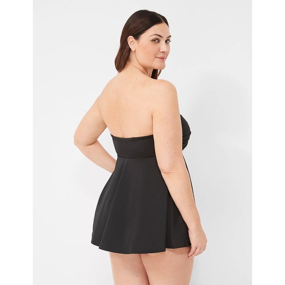 Lane Bryant Swim | NWT! Womens Plus Size Black Swimdress in Size 40‎ - Picture 2 of 6